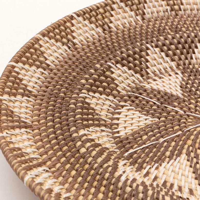 ウォールデコレーション トレイ トレー Lサイズ ラタン バスケット バリ雑貨 アジアン ウォールプレート 円形 おしゃれ 紐付き 13835 | ブランド登録なし | 10