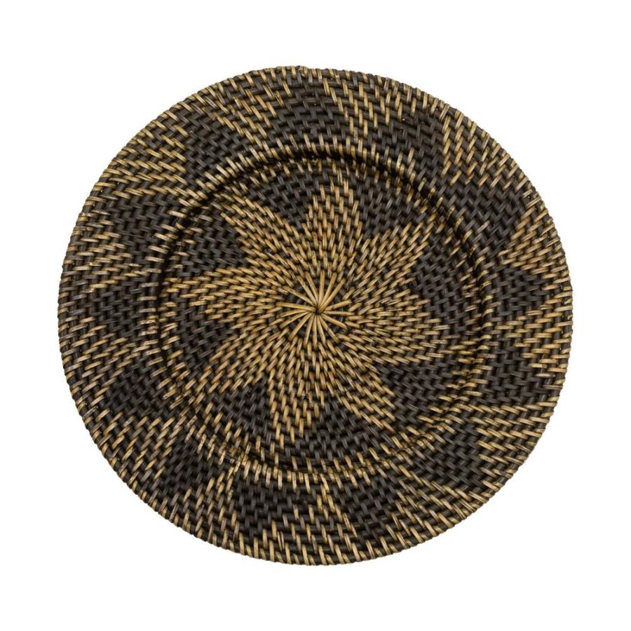 ウォールデコレーション ウォールプレート 壁飾り Mサイズ トレイ トレー ラタン バスケット バリ雑貨 アジアン 円形 おしゃれ 紐付き 13836 | ブランド登録なし | 18