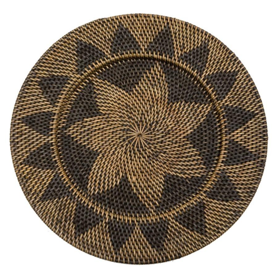 ウォールデコレーション ウォールプレート 壁飾り Lサイズ トレイ トレー ラタン バスケット バリ雑貨 アジアン 円形 おしゃれ 紐付き 13837 | ブランド登録なし | 18