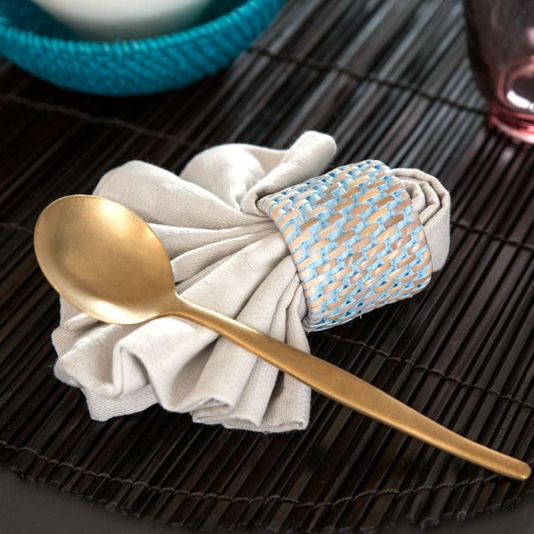 ナプキンホルダー ナプキンリング ラタン製 テーブルウエア キッチン 雑貨 小物 おしゃれ テーブルコーディネート おしゃれ ホルダー レストラン カフェ 13838 | ブランド登録なし | 02