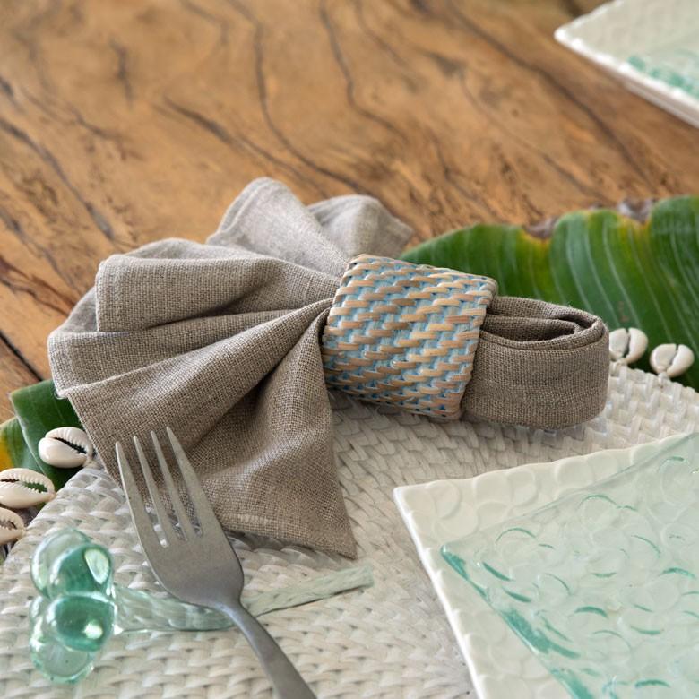 ナプキンホルダー ナプキンリング ラタン製 テーブルウエア キッチン 雑貨 小物 おしゃれ テーブルコーディネート おしゃれ ホルダー レストラン カフェ 13838 | ブランド登録なし | 04