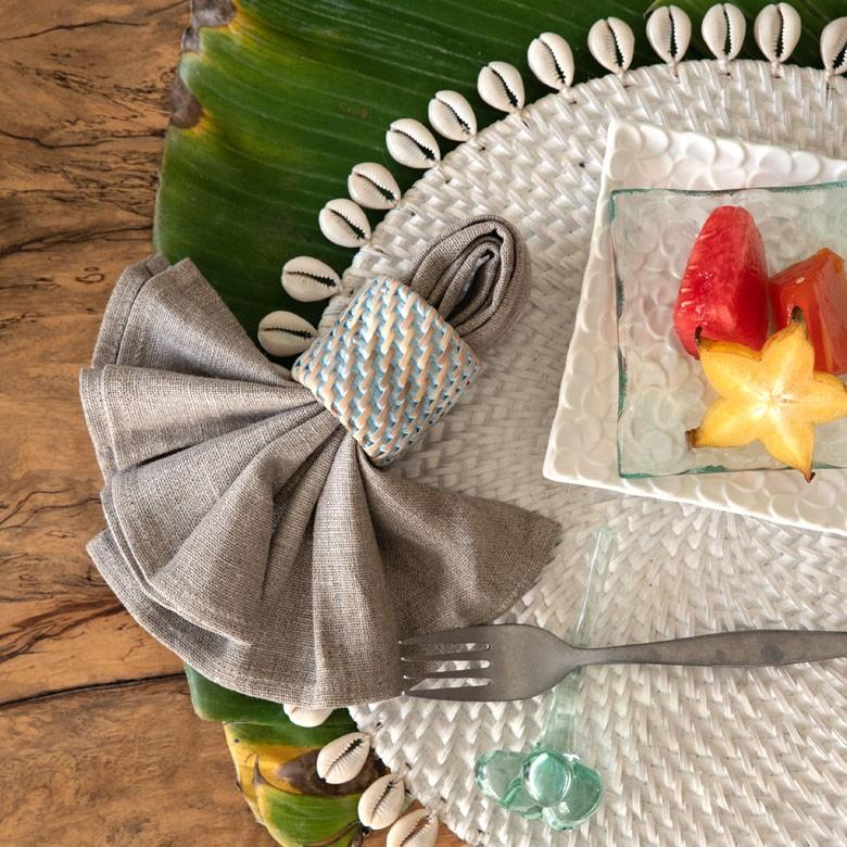 ナプキンホルダー ナプキンリング ラタン製 テーブルウエア キッチン 雑貨 小物 おしゃれ テーブルコーディネート おしゃれ ホルダー レストラン カフェ 13838 | ブランド登録なし | 05