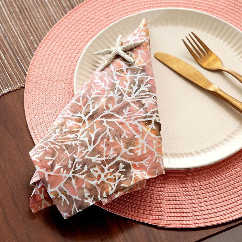 ナプキン ナフキン バティック 布 さらさ 更紗 インドネシア バリ 約45 45 手染め ろうけつ染め マルチクロス タペストリー キッチン お弁当 包み 風呂敷 Elements 通販 Yahoo ショッピング