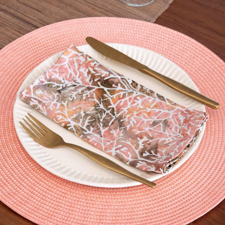 ナプキン ナフキン バティック 布 さらさ 更紗 インドネシア バリ 約45 45 手染め ろうけつ染め マルチクロス タペストリー キッチン お弁当 包み 風呂敷 Elements 通販 Yahoo ショッピング