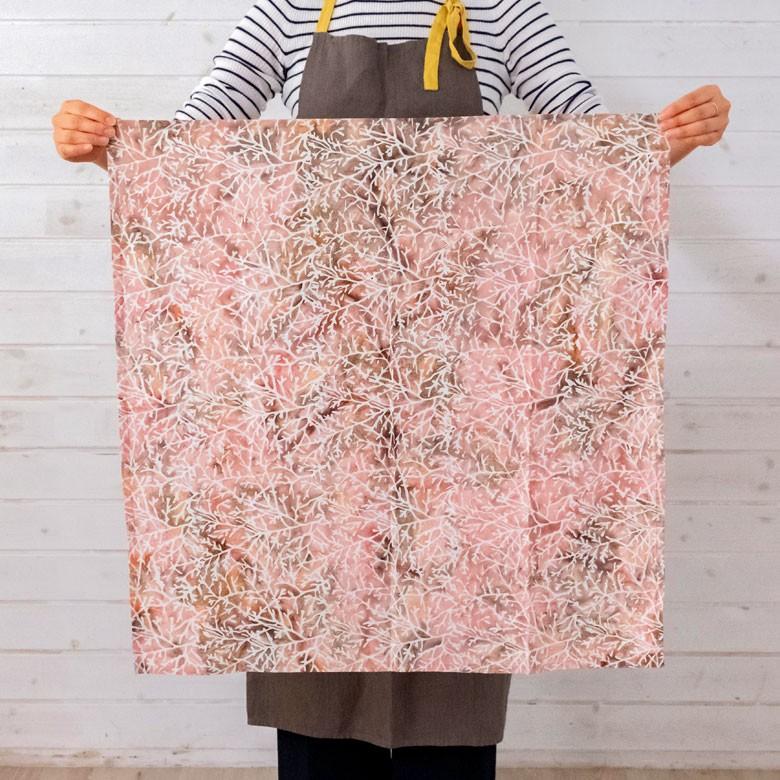 風呂敷 二巾 バティック 布 さらさ 更紗 インドネシア バリ 約70×70 手