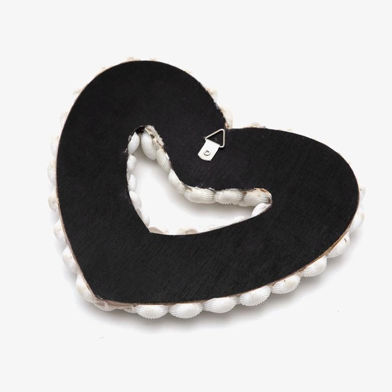 インテリア雑貨 リース ハート アジアン雑貨 バリ シェル BOHOスタイル ディスプレイ 天然 オーナメント 吊り紐付き ホワイト ゴールド ブラック 飾り 1384 | ブランド登録なし | 18