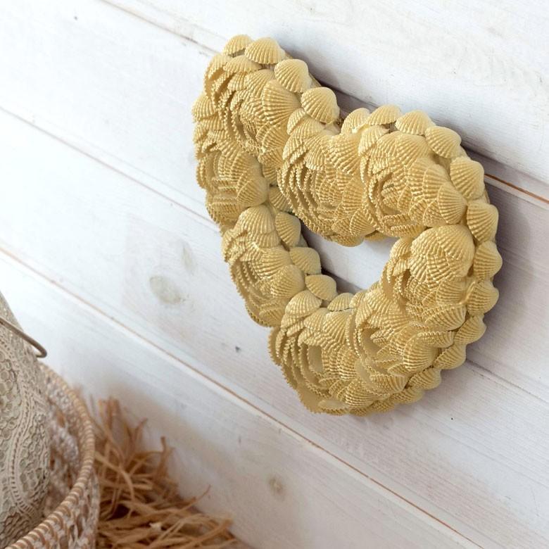 インテリア雑貨 リース ハート アジアン雑貨 バリ シェル BOHOスタイル ディスプレイ 天然 オーナメント 吊り紐付き ホワイト ゴールド ブラック 飾り 1384 | ブランド登録なし | 11