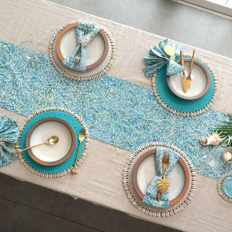 テーブルランナー バティック 布 さらさ 更紗 インドネシア バリ