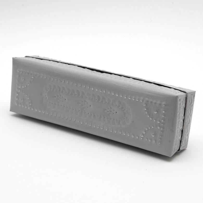 小物入れ 蓋つき アルミ製 収納 カトラリーケース ペンケース 長方形 型押し アジアン おしゃれ BOX 収納ケース 13861 | ブランド登録なし | 12