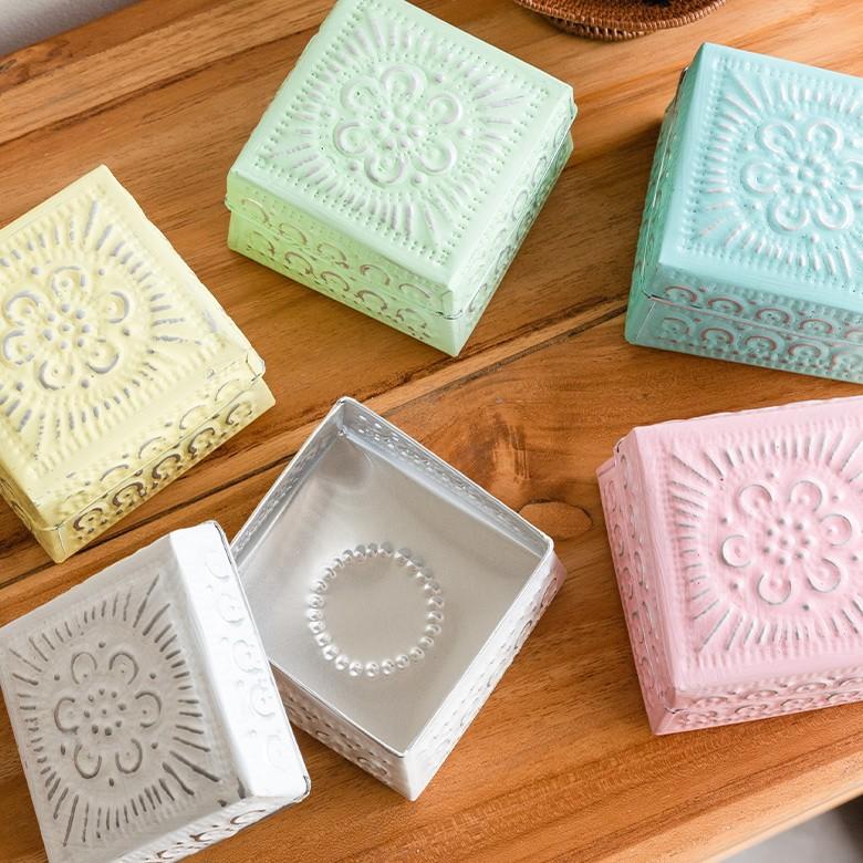 小物入れ 蓋つき アルミ製 収納 アクセサリーケース ジュエリー 小物入れ 蓋つき アルミ製 収納 アクセサリーケース ジュエリー