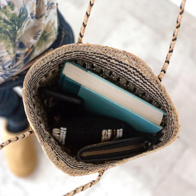 かごバッグ トート カリマンタンバッグ 筒形 ラタン製 アジアン ビーチ リゾート 夏 ショルダー おしゃれ 13863 | ブランド登録なし | 15