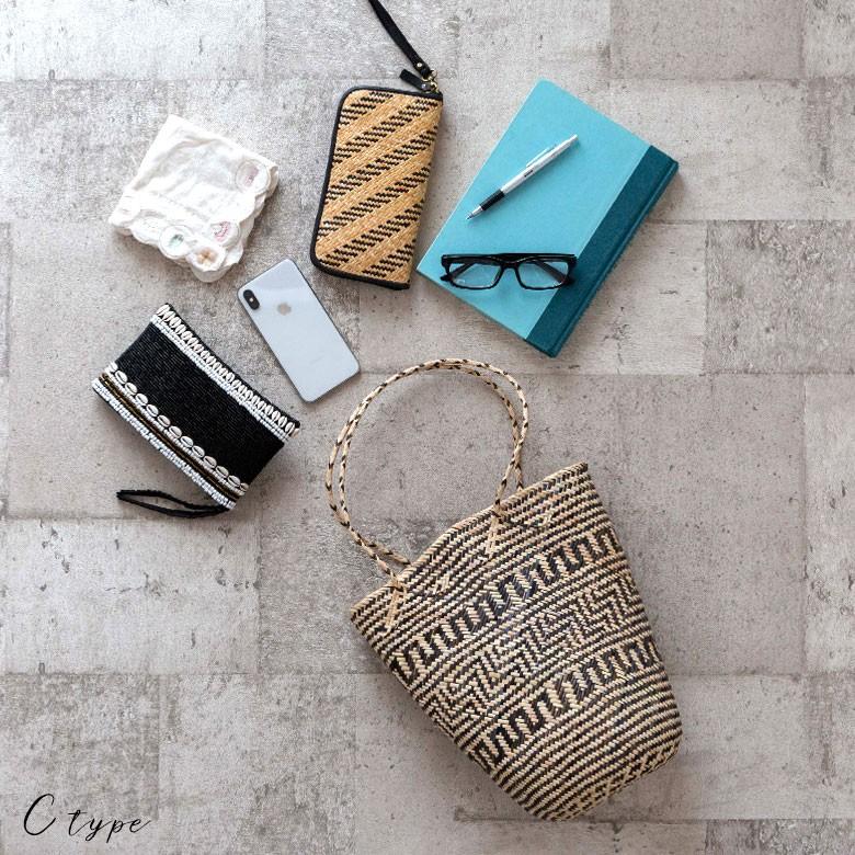 かごバッグ トート カリマンタンバッグ 筒形 ラタン製 アジアン ビーチ リゾート 夏 ショルダー おしゃれ 13863 | ブランド登録なし | 06