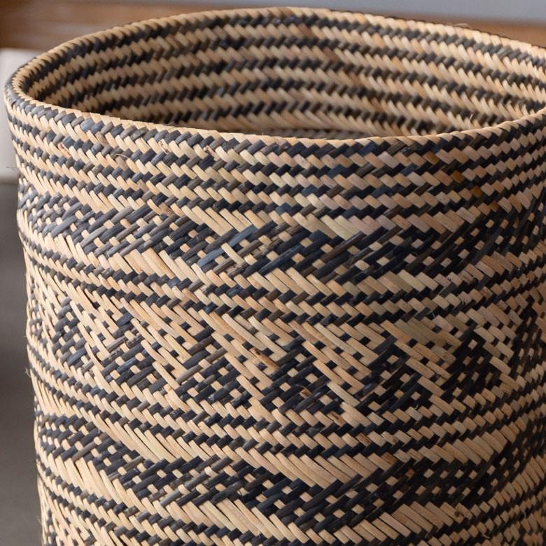 プランターカバー 鉢カバー プランツバスケット 植木鉢カバー 筒形 ラタン製 アジアン バスケット 収納 かご おしゃれ 13864 | ブランド登録なし | 04