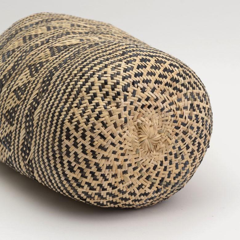 プランターカバー 鉢カバー プランツバスケット 植木鉢カバー 筒形 ラタン製 アジアン バスケット 収納 かご おしゃれ 13864 | ブランド登録なし | 15