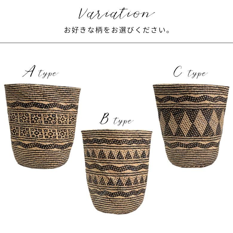プランターカバー 鉢カバー プランツバスケット 植木鉢カバー 筒形 ラタン製 アジアン バスケット 収納 かご おしゃれ 13864 | ブランド登録なし | 05