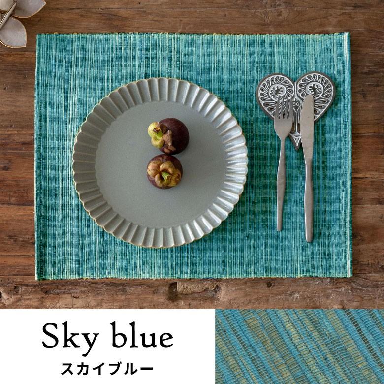 hacaso 6ピースコットンリネンプレースマット Haomy ハオミー リネンプレースマットBorgoミント35x48cm