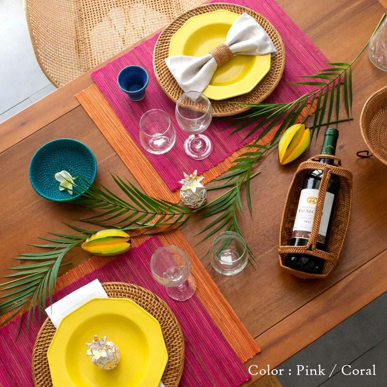 ランチョンマット ウォーターヒヤシンス製 コットン ランチマット プレースマット プレイスマット テーブルウェア キッチン 雑貨 敷物 テーブルマット 13868 | ELEMENTS（インテリア） | 16