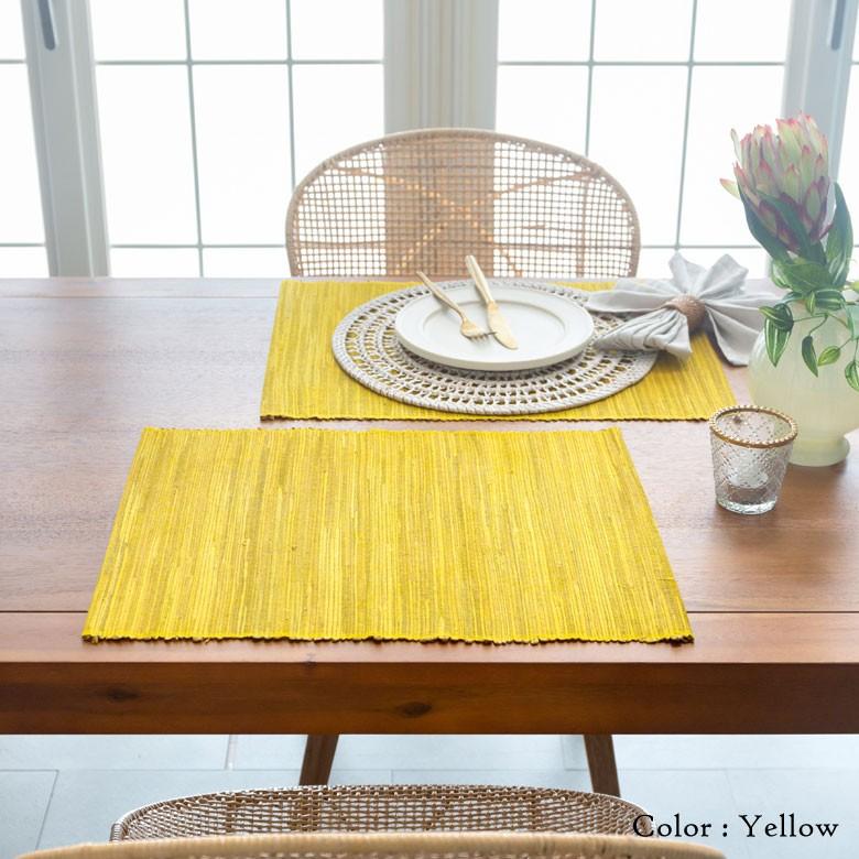 ランチョンマット ウォーターヒヤシンス製 コットン ランチマット プレースマット プレイスマット テーブルウェア キッチン 雑貨 敷物 テーブルマット 13868 | ELEMENTS（インテリア） | 21