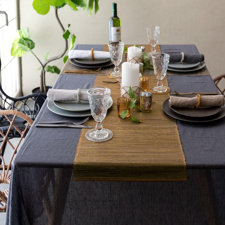 テーブルランナー ウォーターヒヤシンス製 コットン ランチマット テーブルクロス テーブルウェア テーブルセンター キッチン 雑貨 敷物 テーブルマット 13871 | ELEMENTS（インテリア） | 05