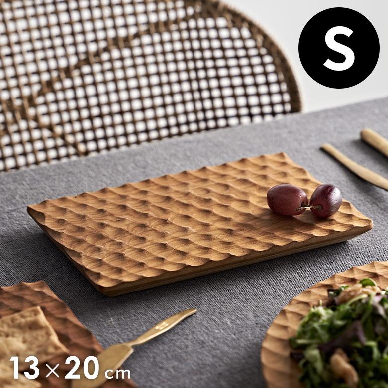 プレート 木製 チーク ウッド 約 Ｗ 13 × D 20 × H 1.5 お皿 TEAK WOOD カフェ 13872 | ELEMENTS（インテリア）