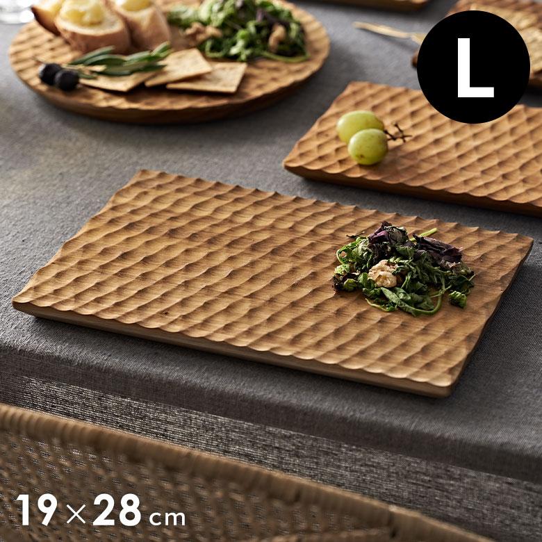 カッティングボード プレート 木製 チーク ウッド 約 Ｗ 19 × D 28 × H 1.5 お皿 TEAK WOOD カフェ 13874 | ELEMENTS（インテリア）