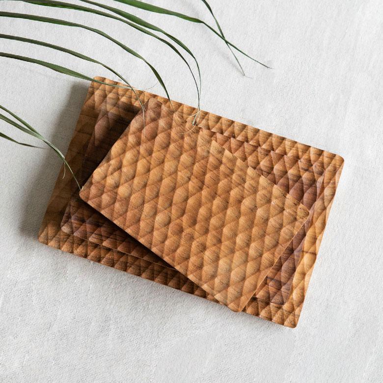 カッティングボード プレート 木製 チーク ウッド 約 Ｗ 19 × D 28 × H 1.5 お皿 TEAK WOOD カフェ 13874 | ELEMENTS（インテリア） | 16