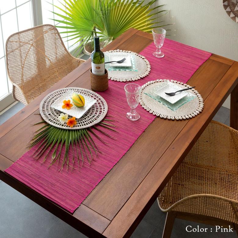 テーブルランナー ウォーターヒヤシンス製 コットン ランチマット テーブルクロス テーブルウェア テーブルセンター キッチン 雑貨 敷物 テーブルマット 13878 | ELEMENTS（インテリア） | 17