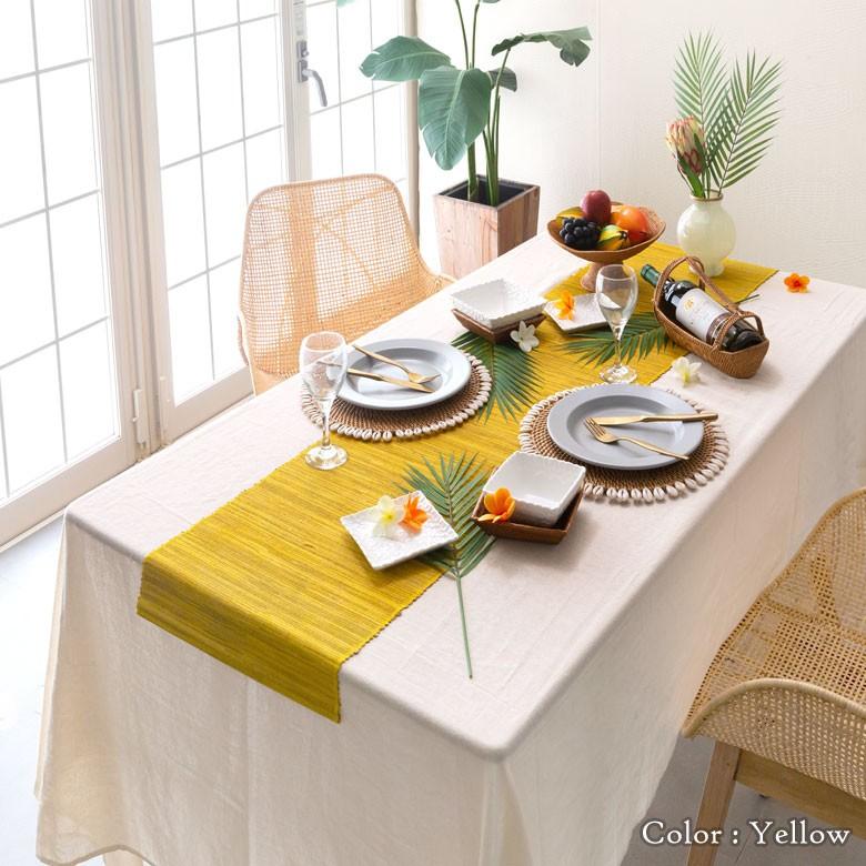 テーブルランナー ウォーターヒヤシンス製 コットン ランチマット テーブルクロス テーブルウェア テーブルセンター キッチン 雑貨 敷物 テーブルマット 13878 | ELEMENTS（インテリア） | 23