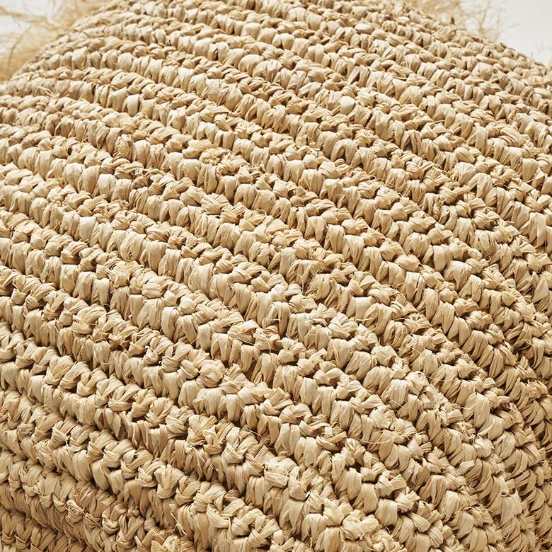 クッションカバー 30×50 長方形 天然素材 ヤシ ラフィア フリンジ カバーのみ 椰子 南国 ヤシの葉 おしゃれ 北欧 リゾート 雑貨 インテリア 西海岸 13879-a | ブランド登録なし | 16