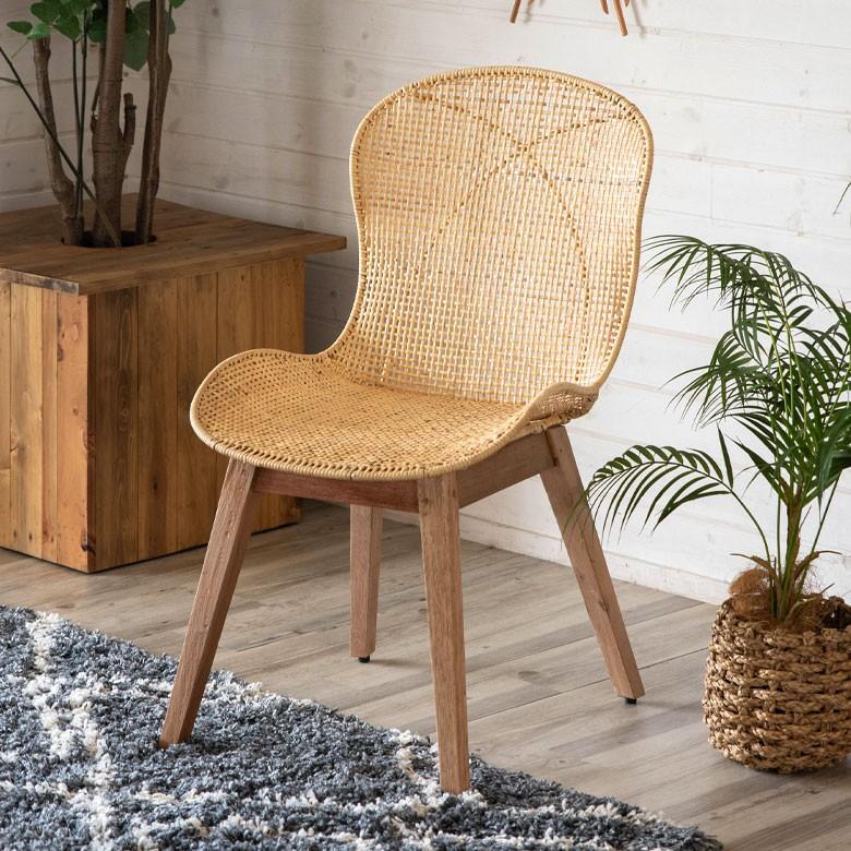 チェア ラタンチェアー ラタンチェア ダイニングチェア イス ラタン 籐