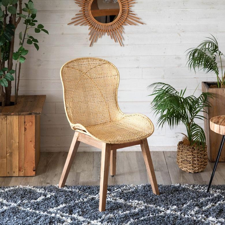チェア ラタンチェアー ラタンチェア ダイニングチェア イス ラタン 籐