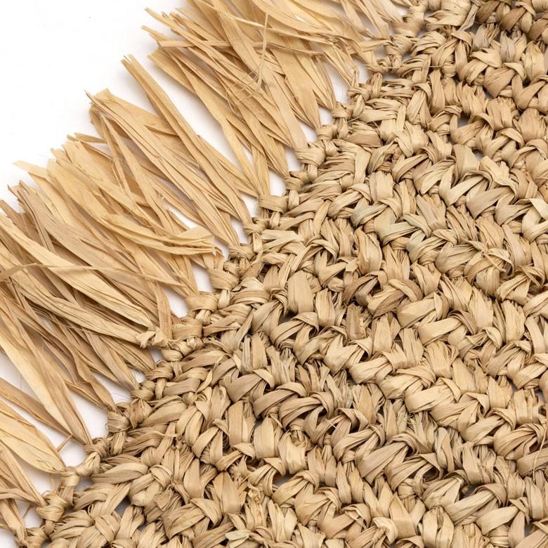 ランチョンマット ラフィア製 天然素材 長方形 プレイスマット キッチン雑貨  テーブルコーディネート テーブルマット アジアン雑貨 カフェ風 1388 | ELEMENTS（インテリア） | 05