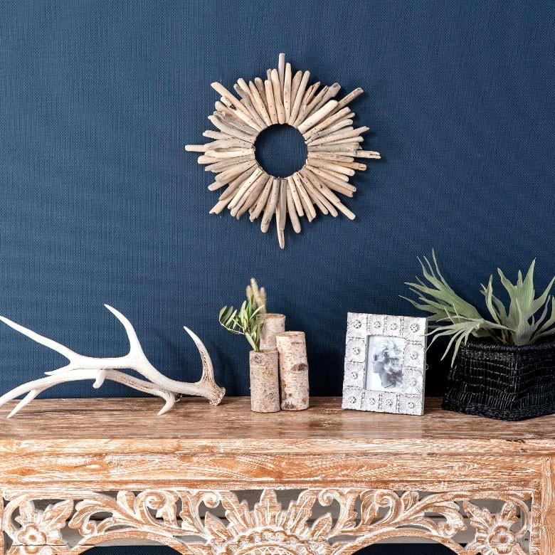 クリスマスリース ウッドリース 壁掛け ウォールデコレーション リース 流木 オブジェ クリスマス  壁面 約 H 35 × D 5 × W 35 木製  木 おしゃれ 13896 | ELEMENTS（インテリア） | 13