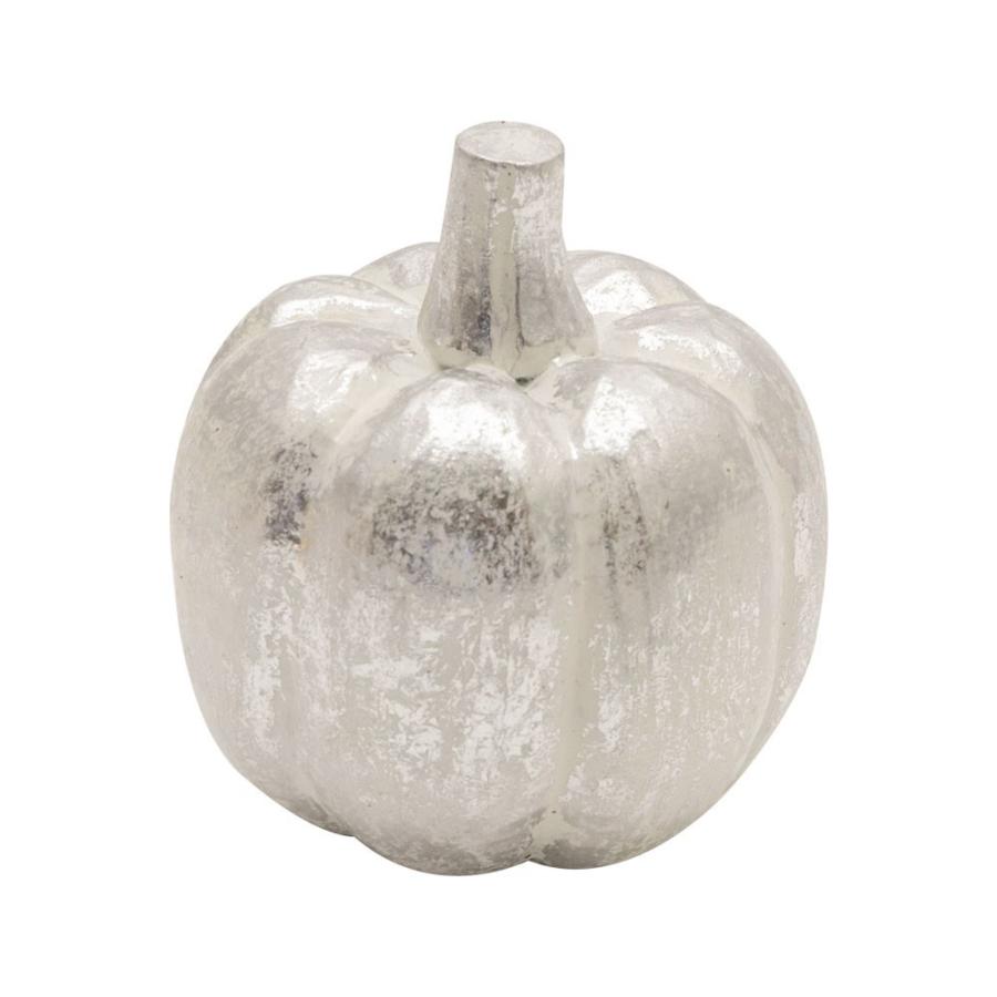 オブジェ ウッド 木製 木彫り 天然木 パンプキン かぼちゃ 野菜 シルバー ゴールド W 7.5cm D 7.5cm H 8cm  置物 バリ ハロウィン クリスマス 13899 | ELEMENTS（インテリア） | 17