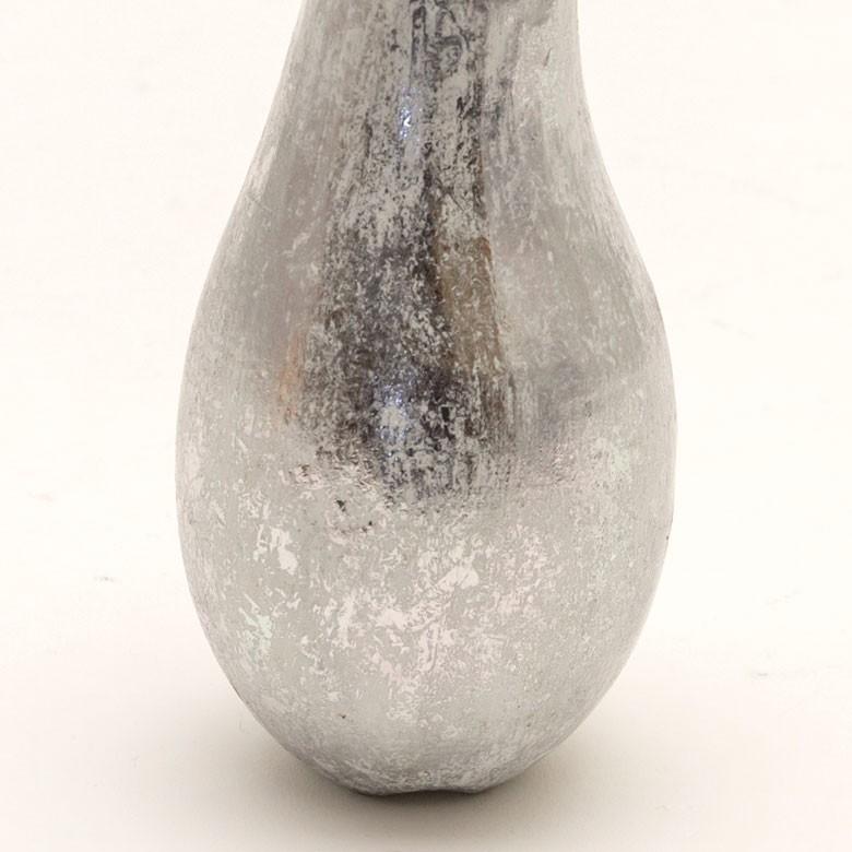 オブジェ ウッド 木製 木彫り ペアー 洋ナシ 洋梨 フルーツ 果物 シルバー ゴールド W 6.5cm D 6.5cm H 15cm  置物 バリ ハロウィン クリスマス 13902 | ELEMENTS（インテリア） | 07