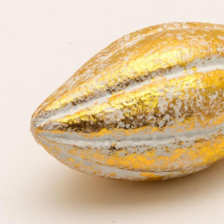 オブジェ ウッド 木製 木彫り 天然木 カカオ チョコレート シルバー 銀 ゴールド 金 W 14cm D 7cm H 7cm  置物 インドネシア バリ ハロウィン クリスマス 13907 | ELEMENTS（インテリア） | 11