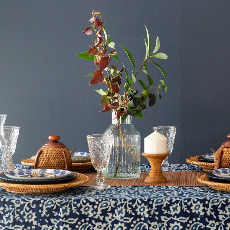 キャンドルホルダー キャンドルスタンド 木 木製 チークウッド