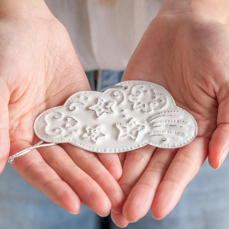 オーナメント モビール くも 雲 ほし 星 ガーランド アルミ オブジェ ヒンメリ ラッピング クリスマス雑貨 飾り付け 子供 パーティー おしゃれ アジア工房 13914 | ブランド登録なし | 10