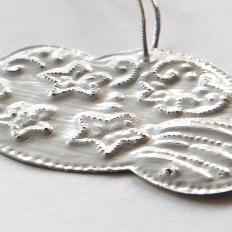 オーナメント モビール くも 雲 ほし 星 ガーランド アルミ オブジェ ヒンメリ ラッピング クリスマス雑貨 飾り付け 子供 パーティー おしゃれ アジア工房 13914 | ブランド登録なし | 03