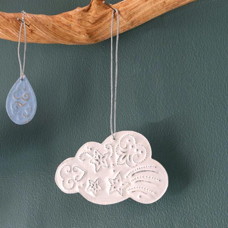 オーナメント モビール くも 雲 ほし 星 ガーランド アルミ オブジェ ヒンメリ ラッピング クリスマス雑貨 飾り付け 子供 パーティー おしゃれ アジア工房 13914 | ブランド登録なし | 05