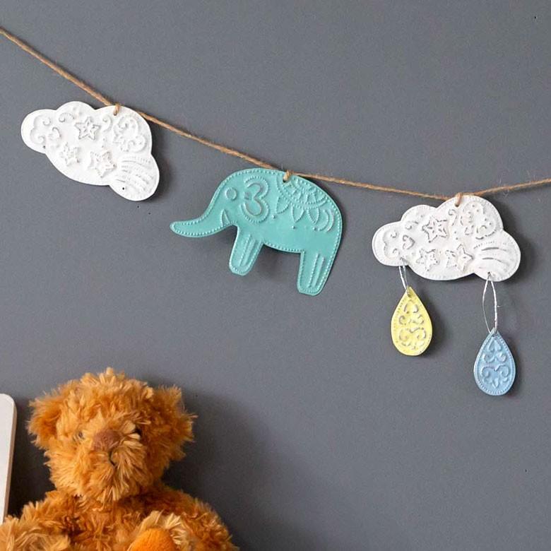 オーナメント モビール くも 雲 ほし 星 ガーランド アルミ オブジェ ヒンメリ ラッピング クリスマス雑貨 飾り付け 子供 パーティー おしゃれ アジア工房 13914 | ブランド登録なし | 09