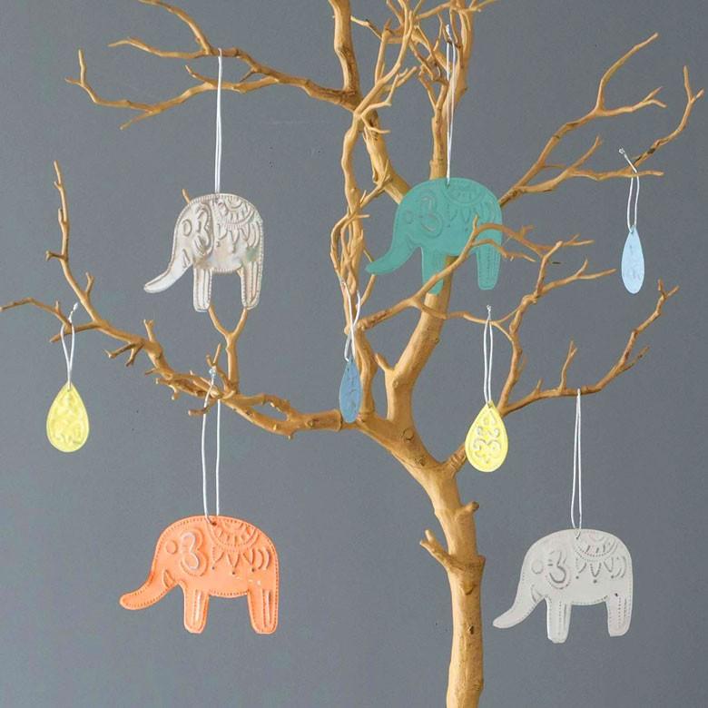 オーナメント モビール 雫 雨 ドロップ ガーランド アルミ オブジェ