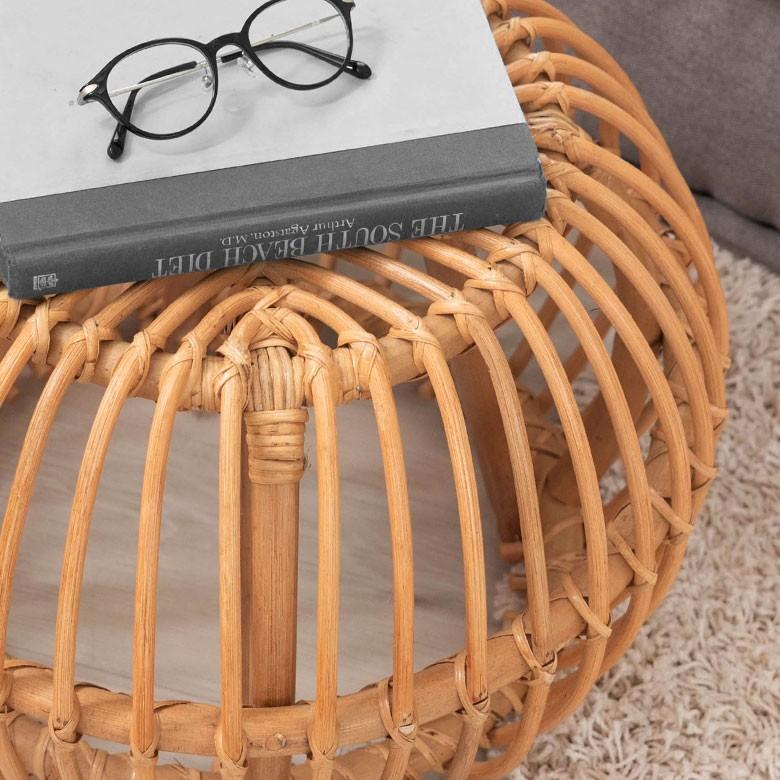 スツール ラタン オットマン サイドテーブル ガーデンチェア 籐 椅子 イス いす チェア チェアー ラタン家具 インテリア 南国 座いす 座椅子 13921 | ELEMENTS（インテリア） | 12