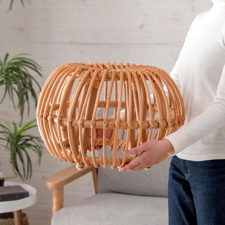 スツール ラタン オットマン サイドテーブル ガーデンチェア 籐 椅子 イス いす チェア チェアー ラタン家具 インテリア 南国 座いす 座椅子 13921 | ELEMENTS（インテリア） | 15