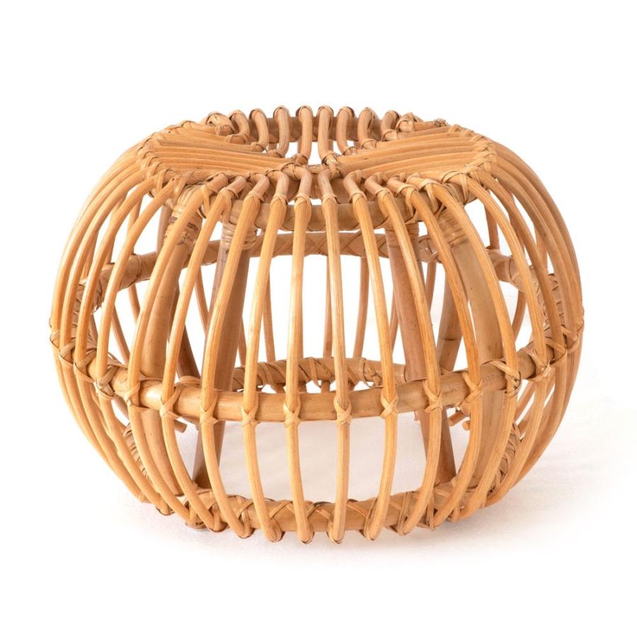 スツール ラタン オットマン サイドテーブル ガーデンチェア 籐 椅子 イス いす チェア チェアー ラタン家具 インテリア 南国 座いす 座椅子 13921 | ELEMENTS（インテリア） | 19