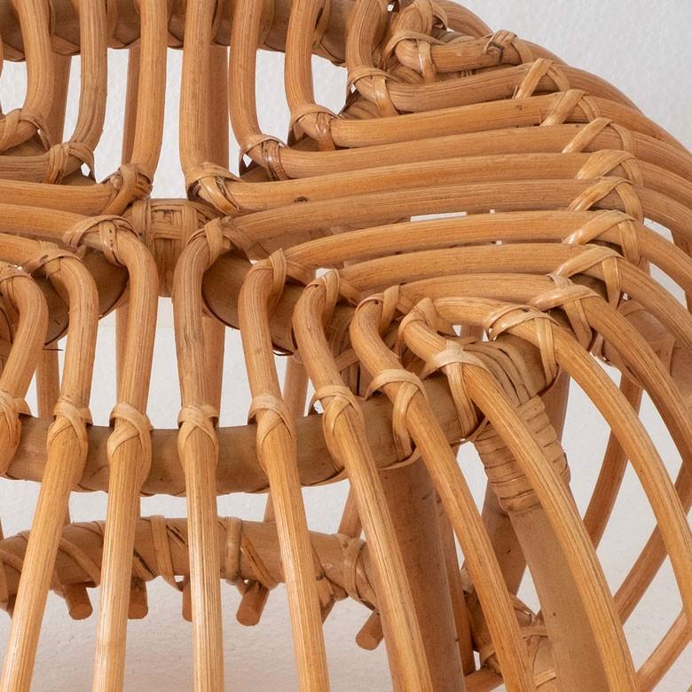 スツール ラタン オットマン サイドテーブル ガーデンチェア 籐 椅子 イス いす チェア チェアー ラタン家具 インテリア 南国 座いす 座椅子 13921 | ELEMENTS（インテリア） | 02