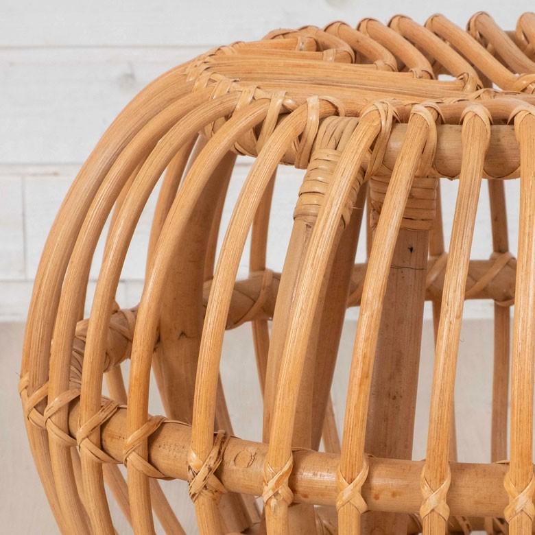 スツール ラタン オットマン サイドテーブル ガーデンチェア 籐 椅子 イス いす チェア チェアー ラタン家具 インテリア 南国 座いす 座椅子 13921 | ELEMENTS（インテリア） | 06