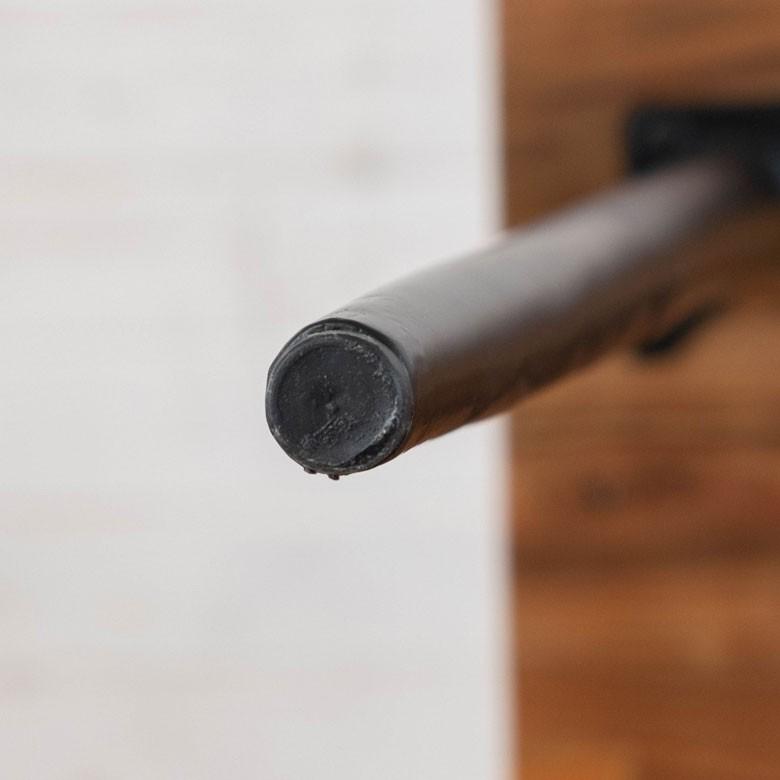 ダイニングテーブル リビングテーブル 4人掛け アイアン脚 テーブル チーク 無垢材 カフェ風 ヴィンテージ風 リサイクル 古材 リゾート 北欧 おしゃれ 13926 | ブランド登録なし | 15