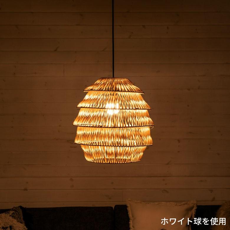 照明 ペンダント ライト ランプ シェード ラタン 籐 吊り下げ 21.5cm おしゃれ LED対応 E26 アジアン 天井 インテリア リゾート 北欧 13934 | ELEMENTS（インテリア） | 11