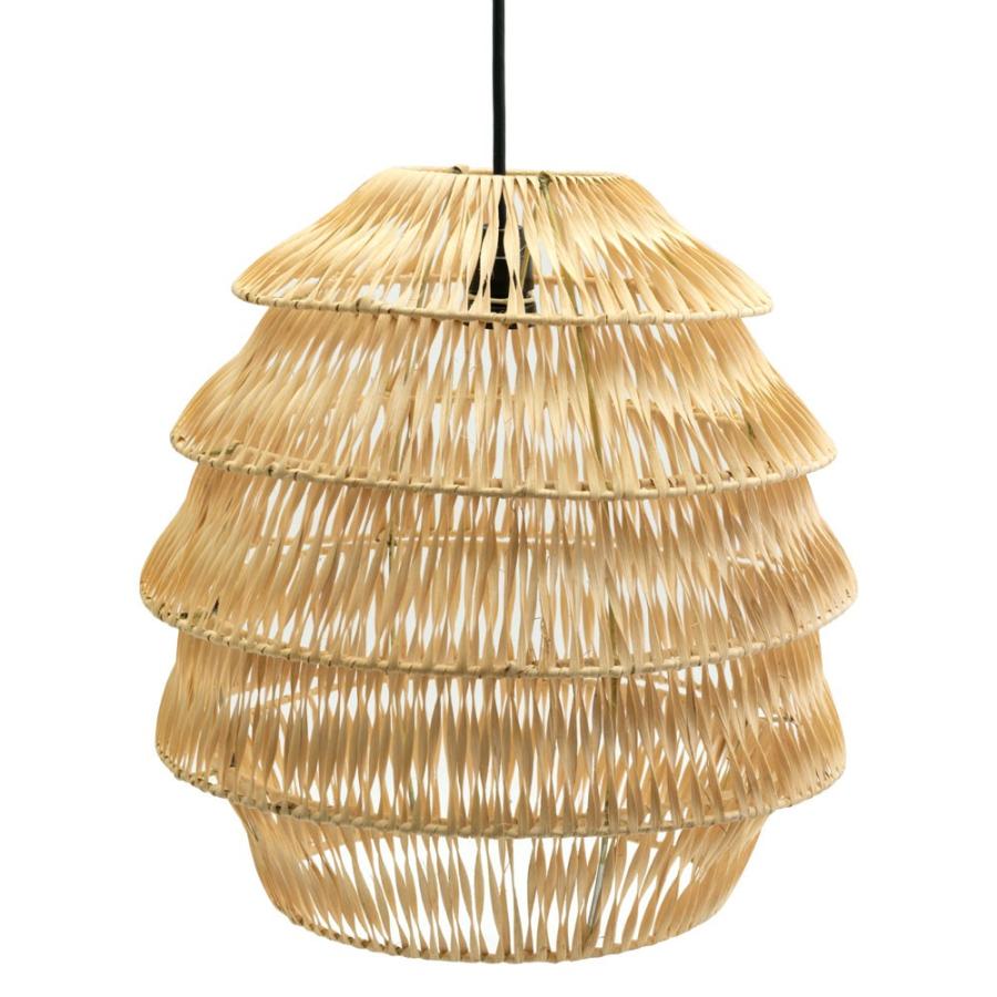 ペンダントライト ラタン レトロ 籐製 ランプシェード ELEMENTS（インテリア） ペンダントライト ランプシェード 照明